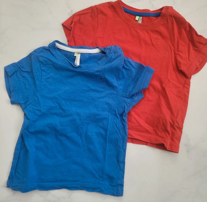 Lot t-shirts 23mois