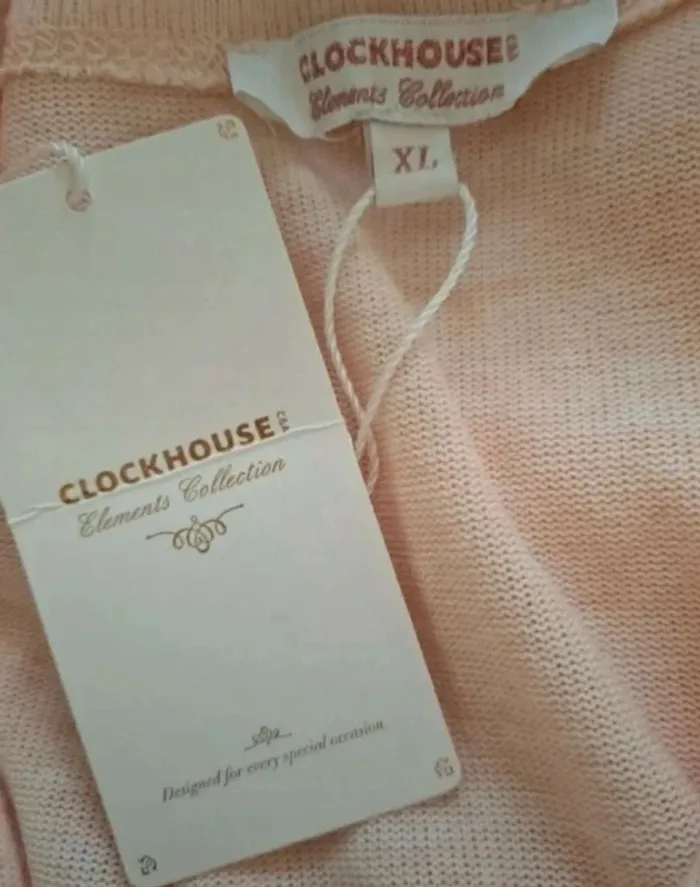 Gilet long abricot tout doux C &A Taille XL Neuf - photo numéro 5
