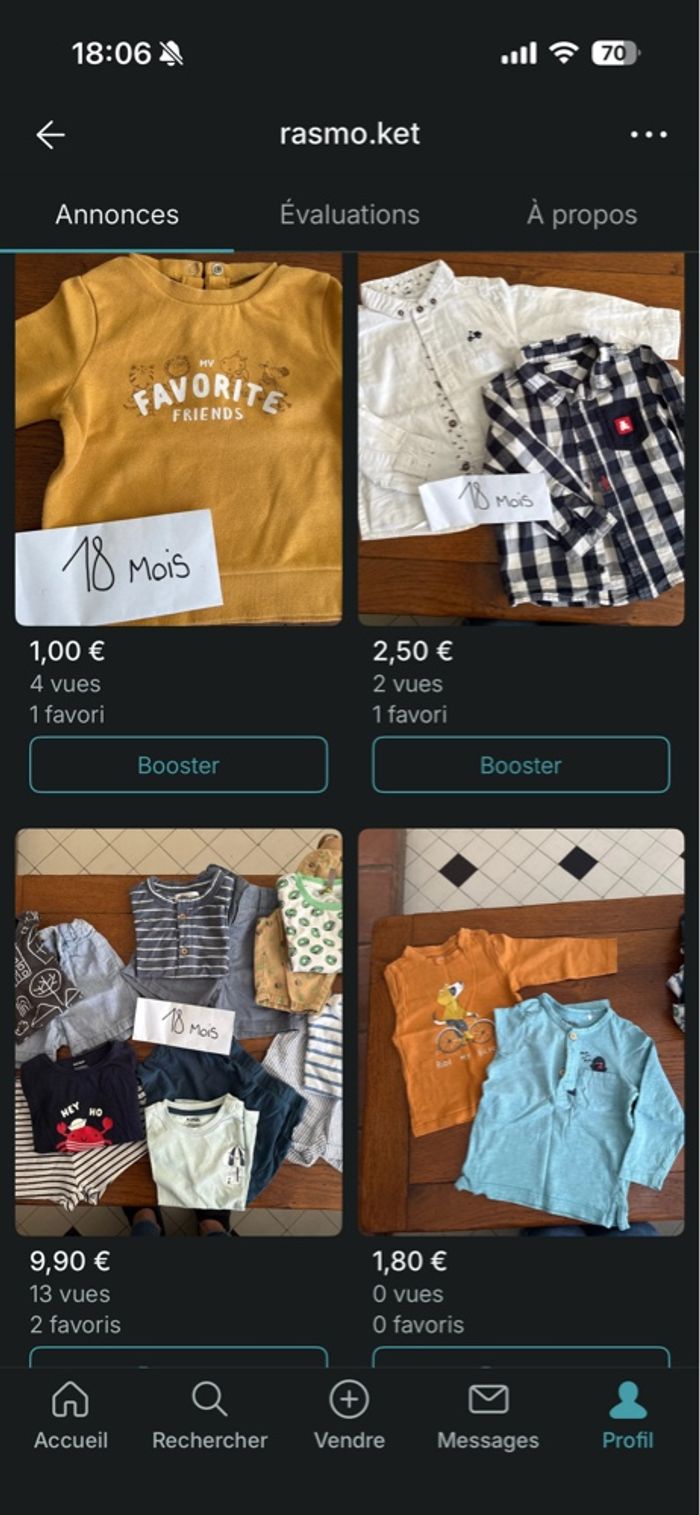 Lot vêtements 18 mois - photo numéro 3