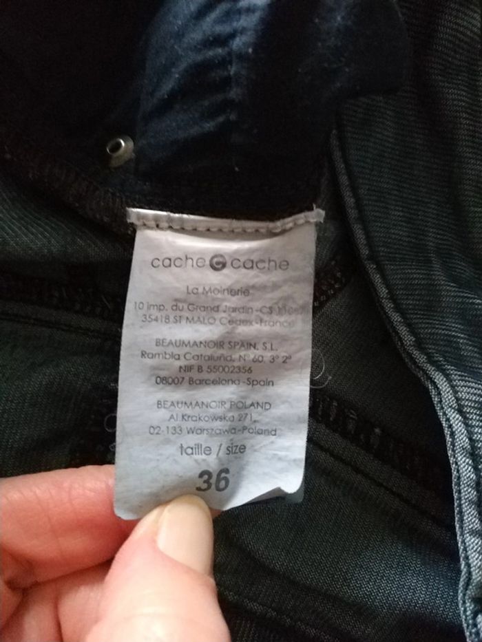 Jupe bleue Cache Cache taille 36 - photo numéro 4