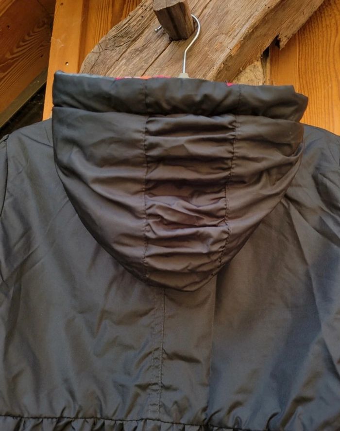 Manteau réversible à capuche Desigual, un côté noir l'autre à motifs ronds colorés 🍭, 14 ans - photo numéro 14