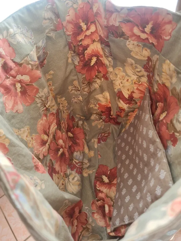 Grand sac fourre-tout artisanale - photo numéro 6