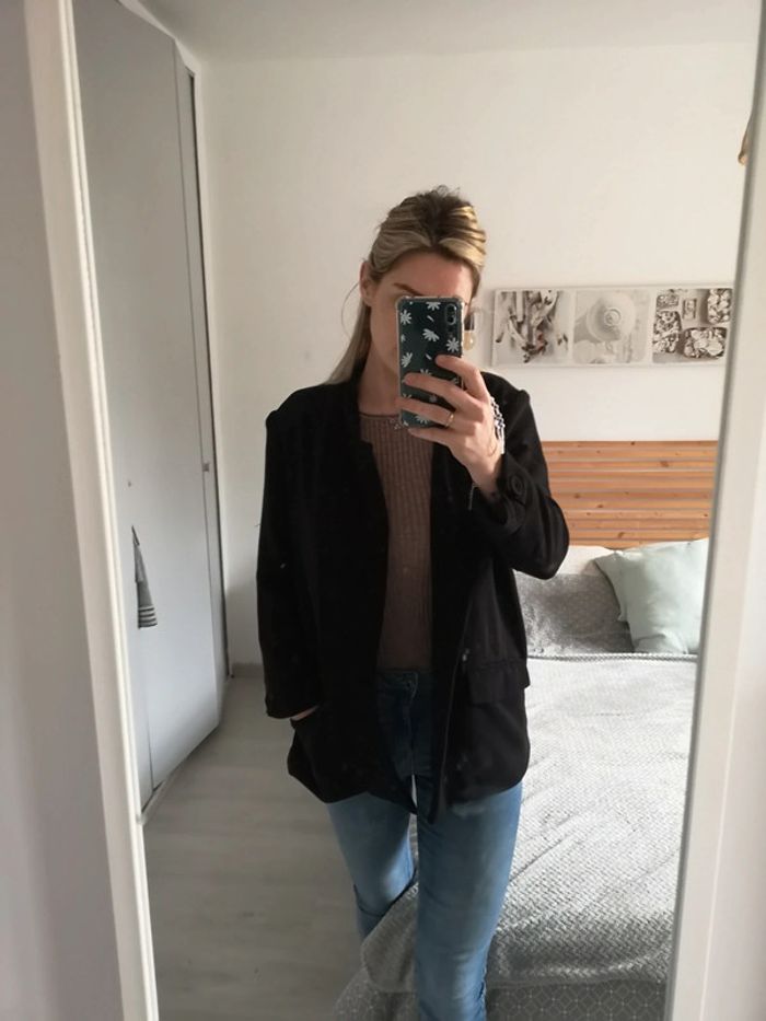 Veste blazer femme noir Andy & Lucy Taille L noir - photo numéro 6