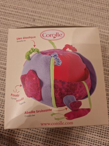 Balle d'éveil bébé en tissu Corolle
