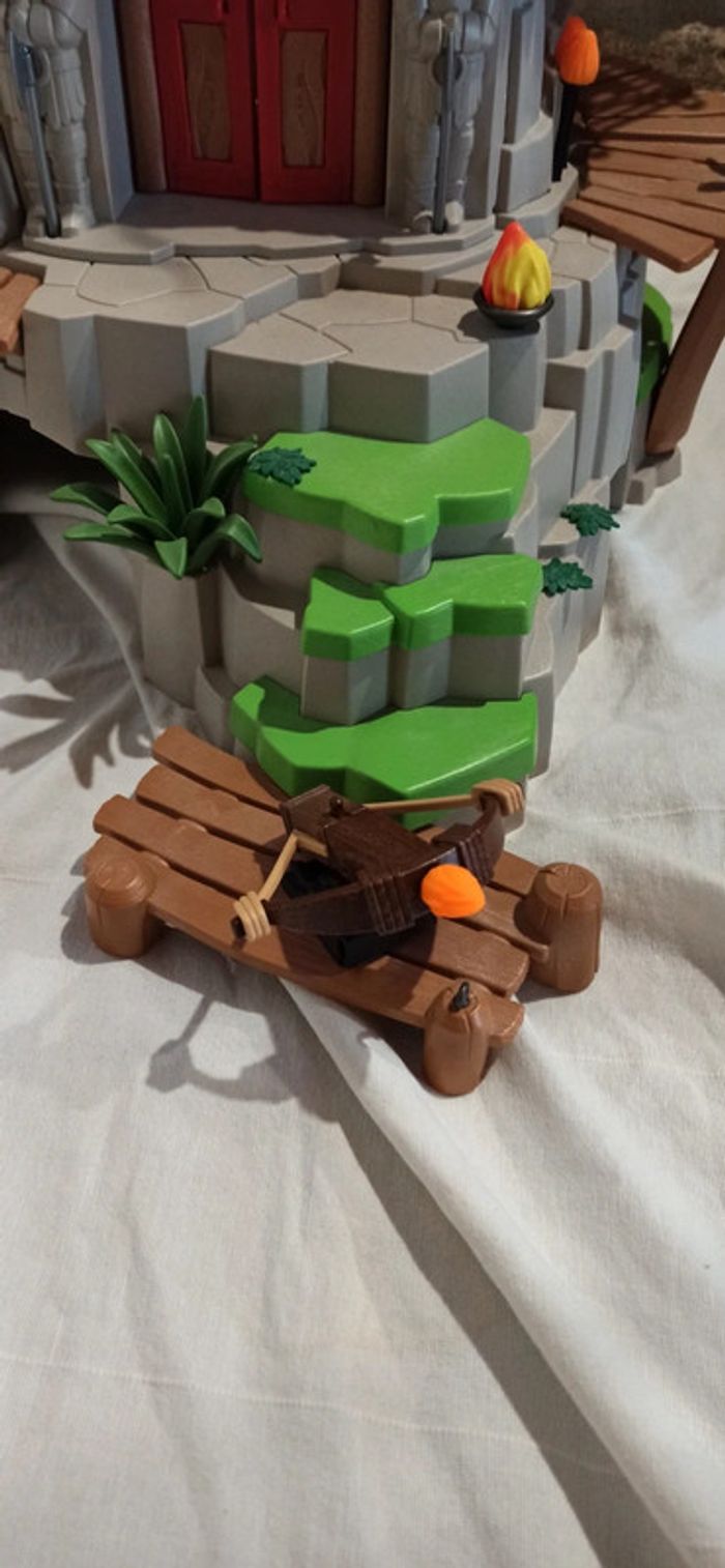 Rocher ile viking de beurk avec armes playmobil - photo numéro 5