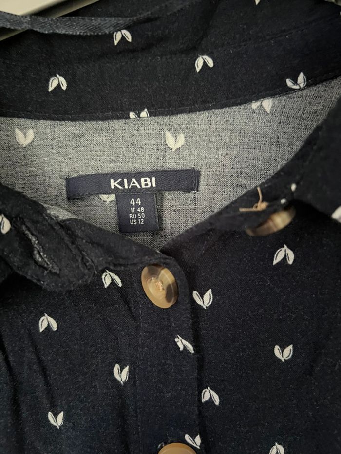 Robe bleue marine et blanche maternité Kiabi - photo numéro 3
