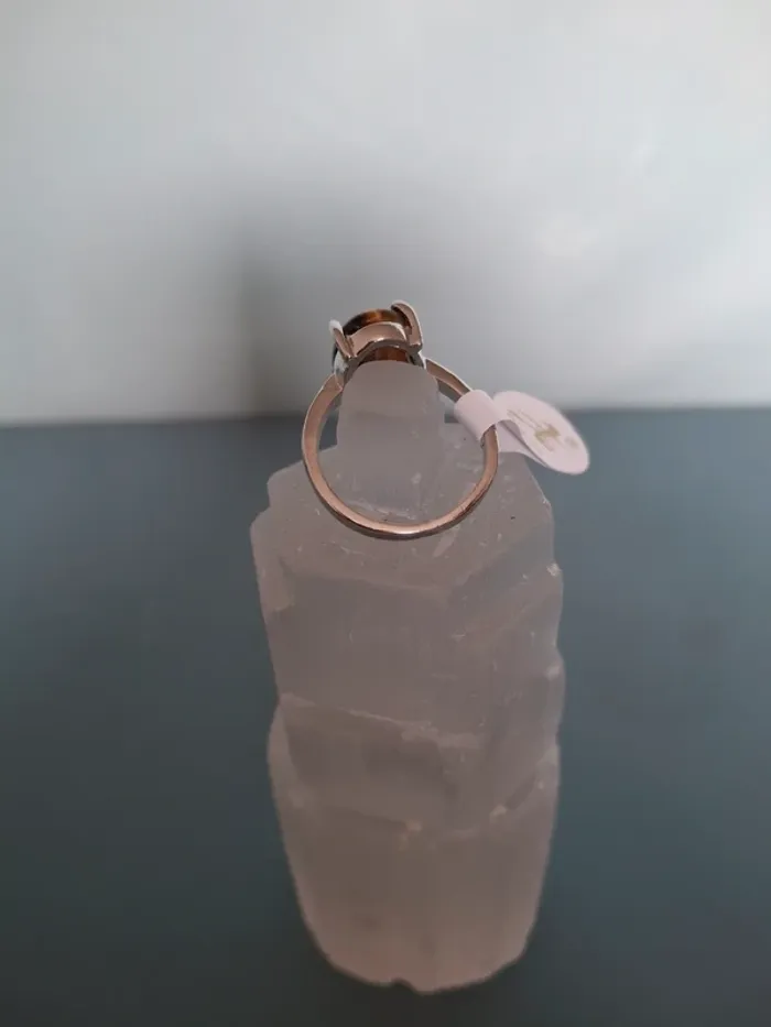 Bague Œil de tigre - Taille 18 - photo numéro 3