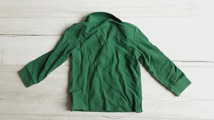 Vêtement garçon tee-shirt manches longues polo vert Kiabi 4 ans - photo numéro 3