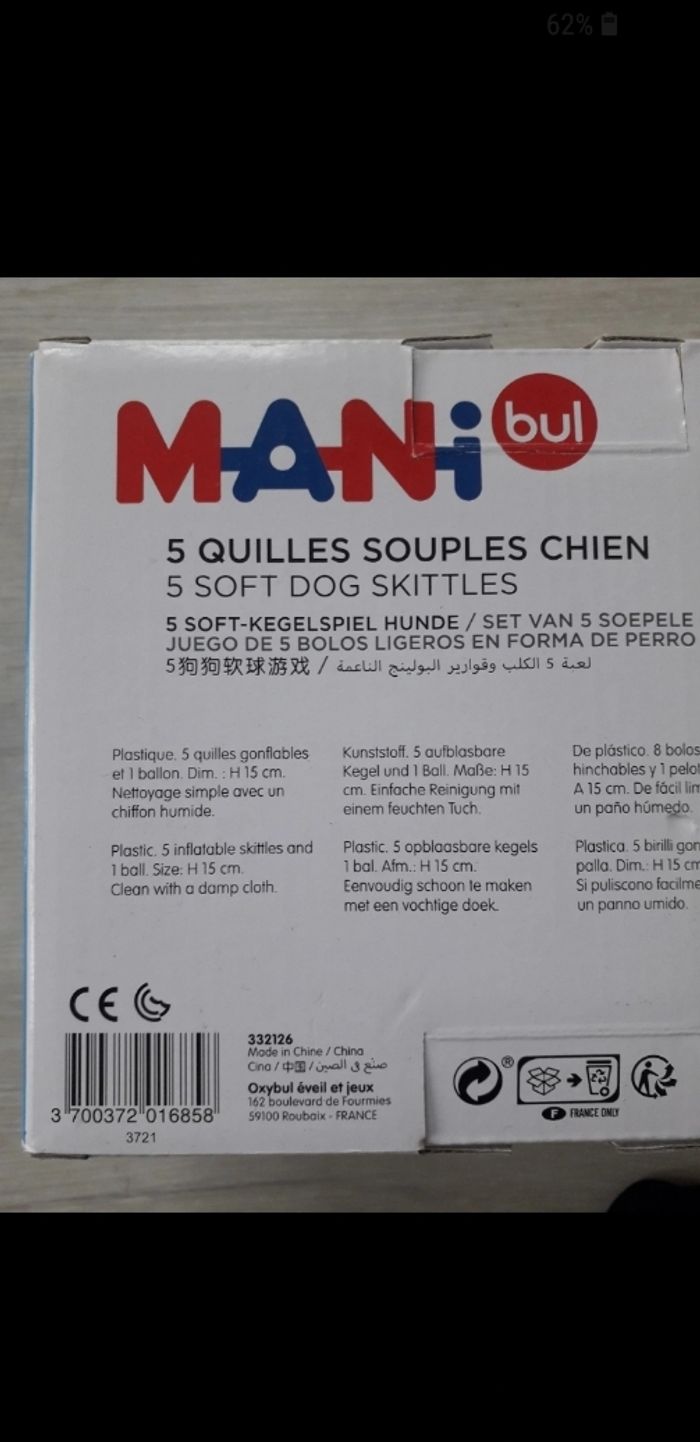 5 quilles souples chien oxybul - photo numéro 5
