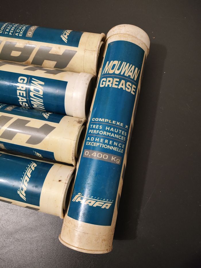 1 Cartouche graisse mécanique industrielle HAFA Mouwan Bleue 400 longue durée