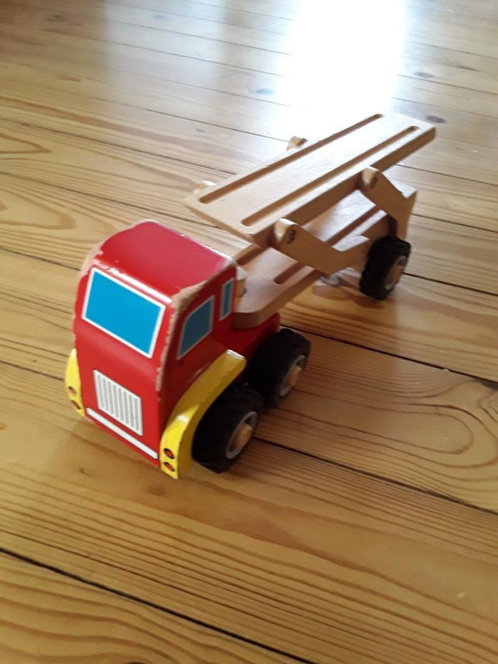 Camion + remorque bois