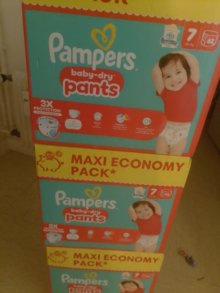Couches Pampers pants et normal de taille 2 à8 - photo numéro 7
