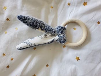 Anneau de dentition - Bleu/Blanc