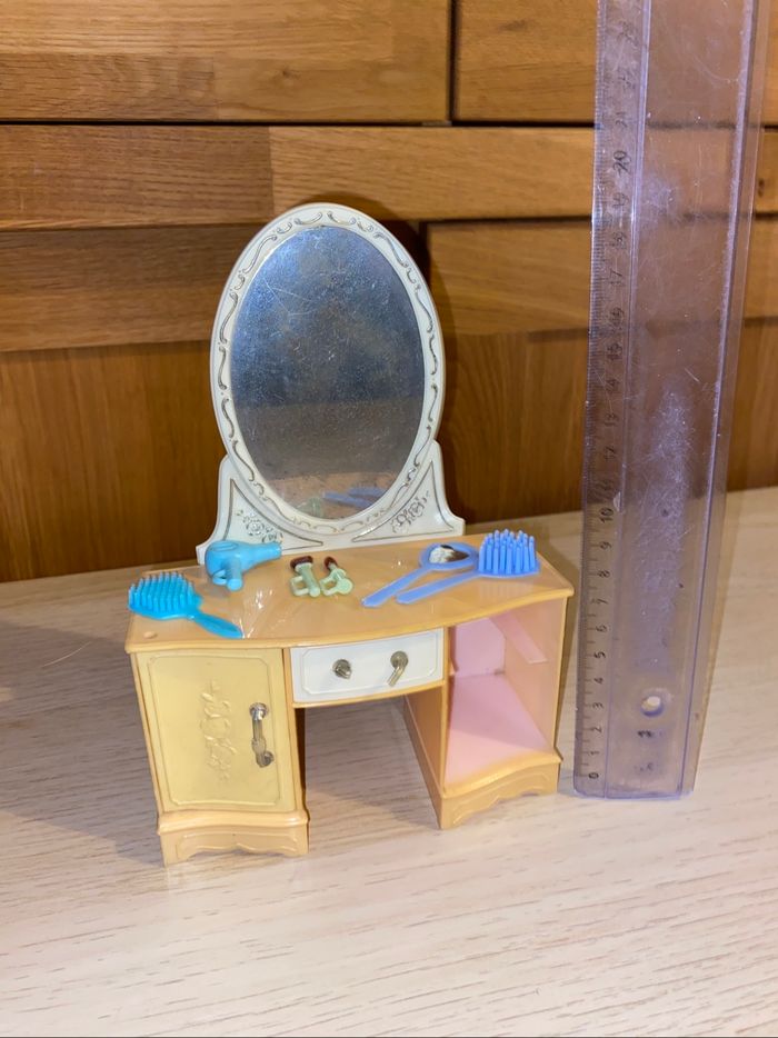 Coiffeuse poupée brosse peigne miroir bigoudi - photo numéro 6