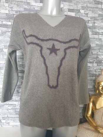 Pull col V Taille Unique