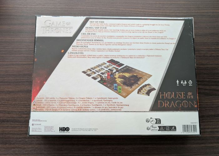 Game Of Thrones Sky of Fire Jeu - House of the Dragon *Sealed* - photo numéro 2