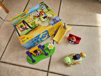 Parc playmobil 1 2 3 et boite
