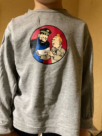 T-shirt tintin 6 ans