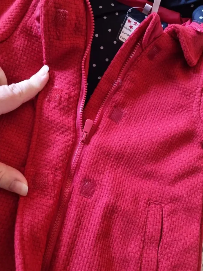 manteau neuf rouge - photo numéro 4