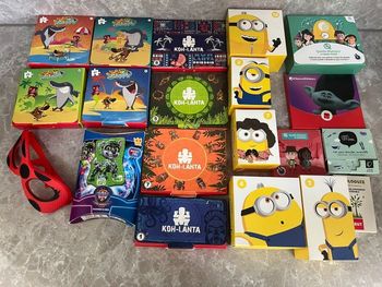 lot minis jeux déja utilisés