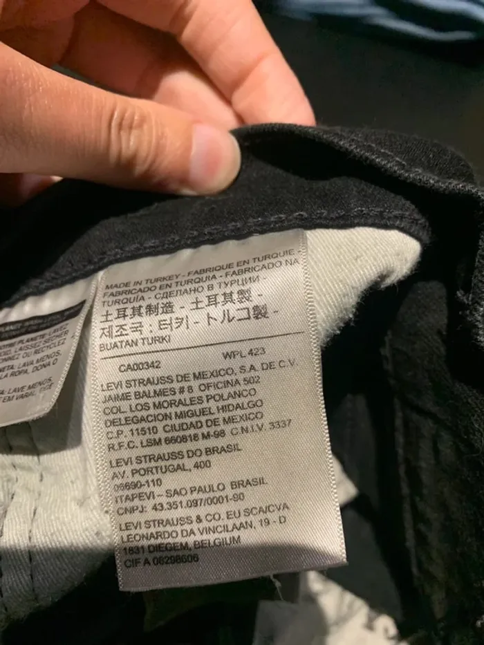 Jean homme Levis 510 noir - W33 L32 - photo numéro 6