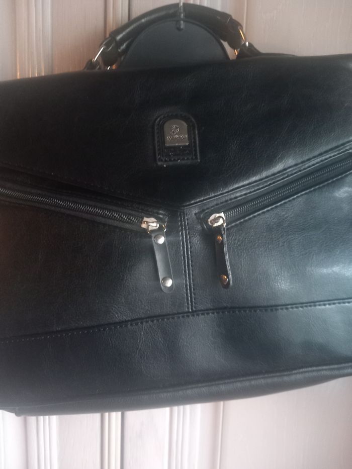 Sac à main noir simili cuir Phoenix - photo numéro 2