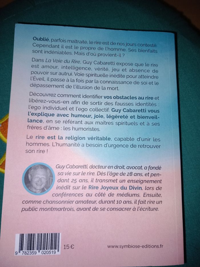 Livre La Voie du Rire de Guy Cabaretti - photo numéro 2