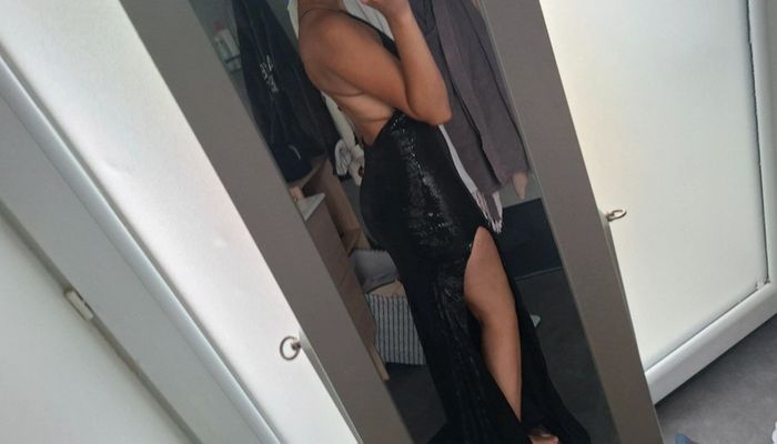 Robe de soirée longue dos nu sequin - photo numéro 9