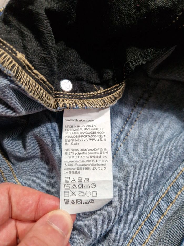 Jean's Calvin Klein Curvy Skinny Bleu Taille XL Femme - photo numéro 7