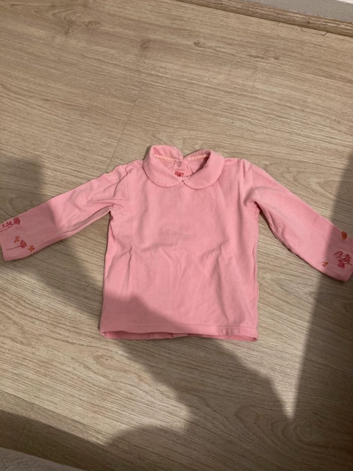 T shirt manche longue bebe fille taille 9 mois