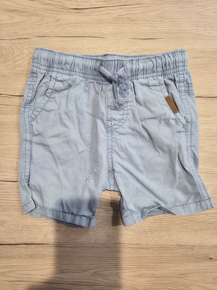 Short bleu ciel, Gémo, 18 mois