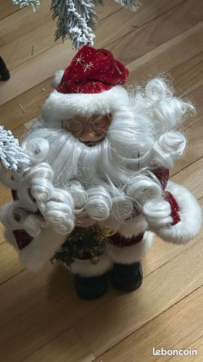 🎄 superbe père noël 36 cm de haut une pure merveille