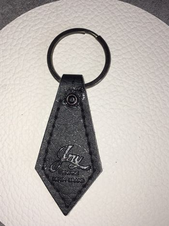 porte clé cuir noir JAY denim brand