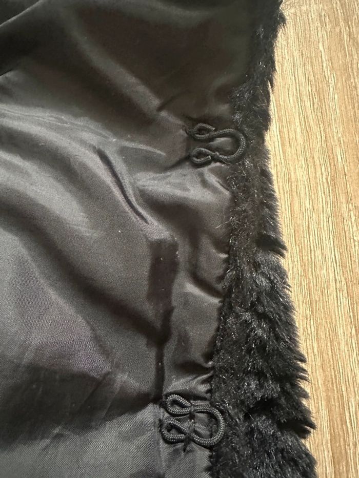 Gilet fausse fourrure noir - photo numéro 5