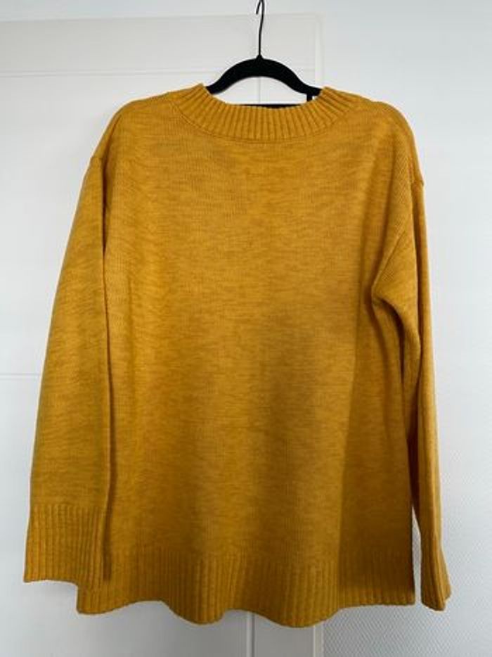Pull moutarde parfait état taille M - photo numéro 2