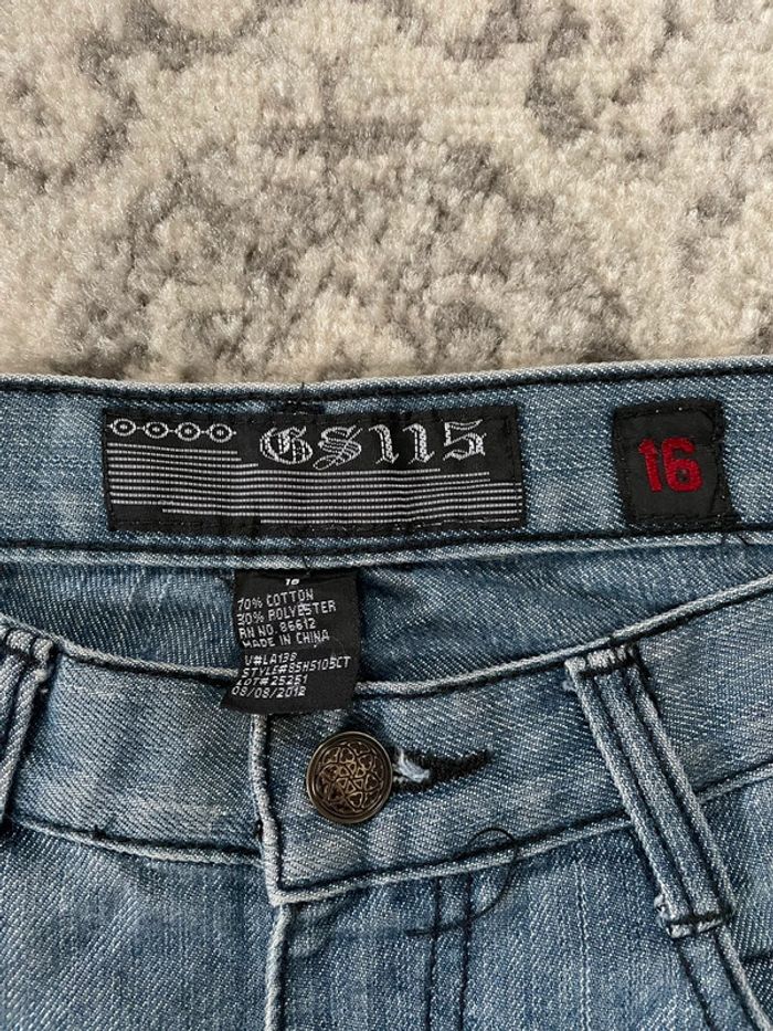 Jort baggy large GS115 taille 28US streetwear y2k skater - photo numéro 9