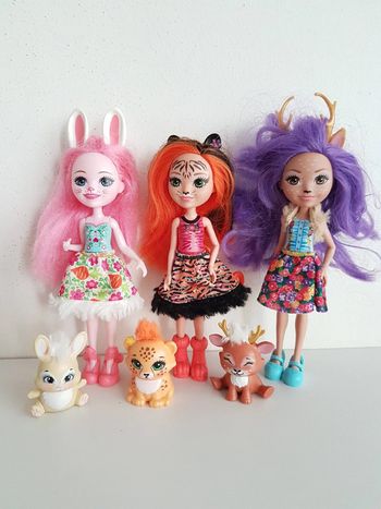 3 poupées Enchantimals