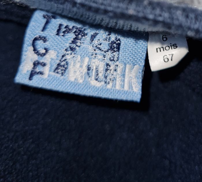 blouson en jean doublé bébé 6 mois - photo numéro 3