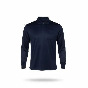 Polo Chintex manches longues bleu foncé homme Taille XL Neuf 