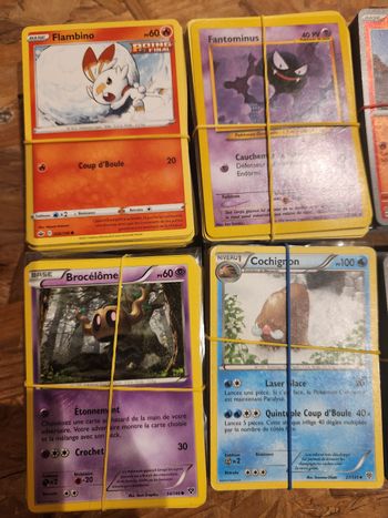 Pack 100 cartes pokemon sans doubles