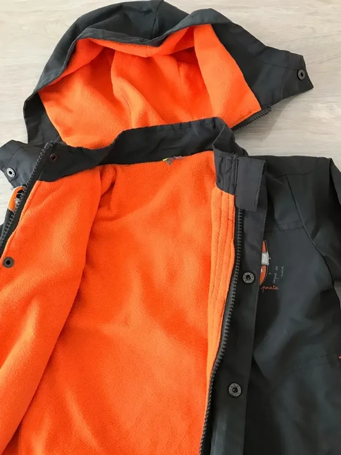 manteau à capuche mi-saison - photo numéro 4