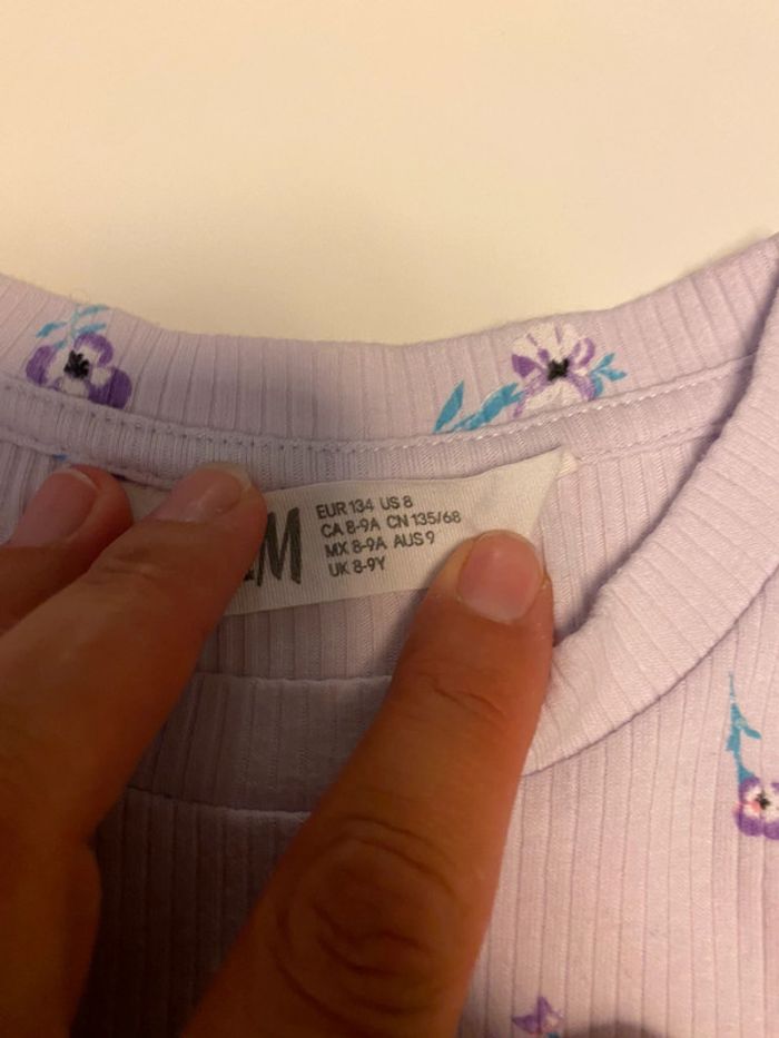 Tenue débardeur sans manches pantalon 3/4 F8/9ans - photo numéro 4