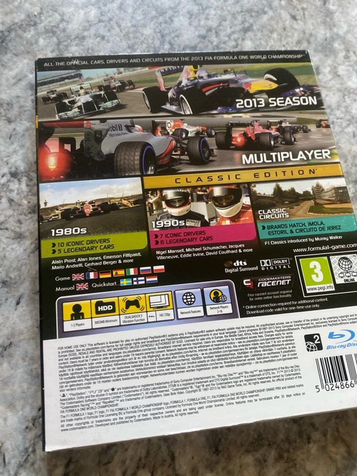 f1 classic edition ps3 - photo numéro 3