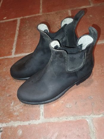 Bottes d’équitation enfant Fouganza taille 30 – confortables et solides, parfaites pour débuter !