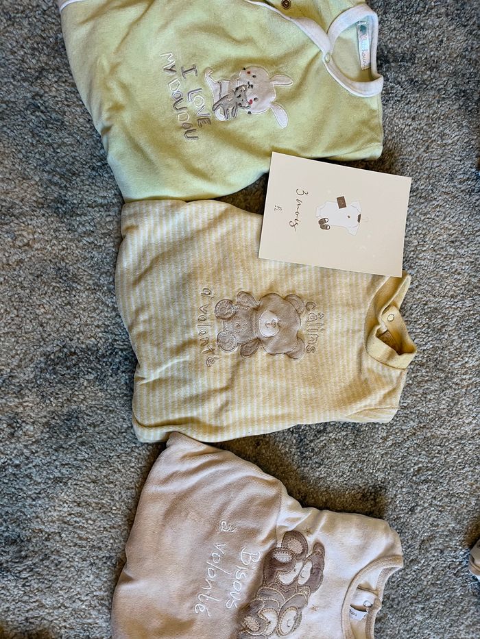 Lot de 3 pyjamas 3 mois