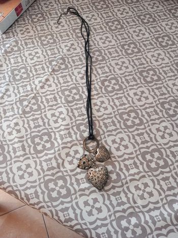 Collier fantaisie cœur