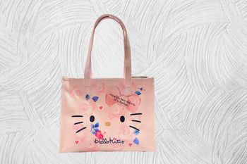 Hello Kitty - Sac à main - Cuir PU - Rose poudré - Neuf sous blister