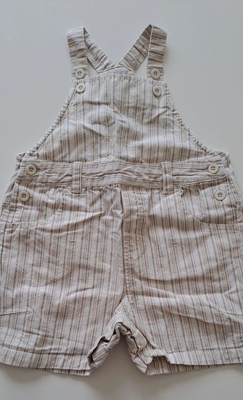 Salopette courte Tout compte fait 12 mois