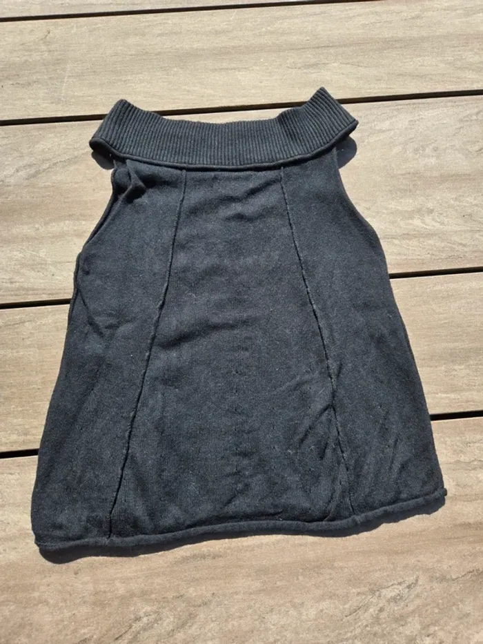 Pull sans manches 8 ans noir - photo numéro 2