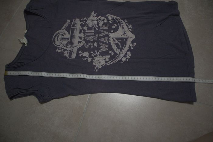 T shirt bleu foncé, taille M - photo numéro 7